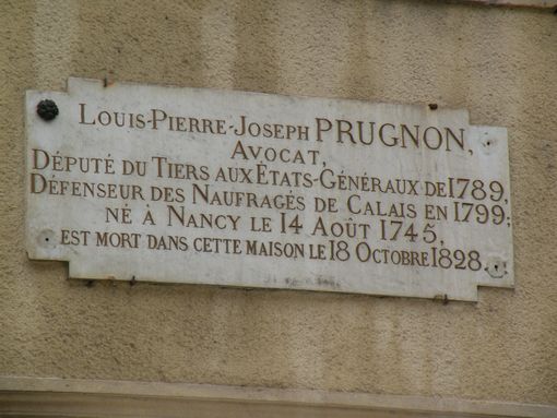  Maison où mourut le 18 octobre 1828 Louis-Pierre-Joseph Prugnon.